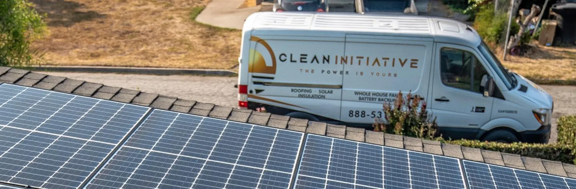 Clean Initiative, a small business helped by an Impower 95 loan, provides solar panel installation